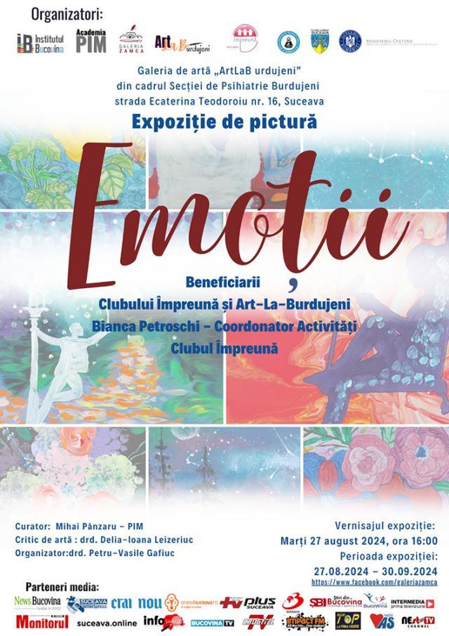 Expoziția de pictură „Emoții”, la Galeria de artă „Art-La-Burdujeni”