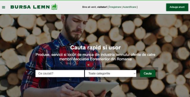 Bursalemn.ro este un portal dedicat anunțurilor din domeniul forestier