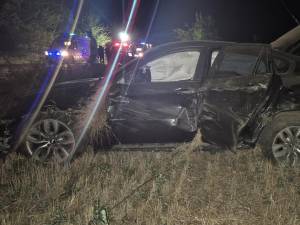 Unu accident rutier a avut loc pe drumul național 29A, în zona localității Călugăreni