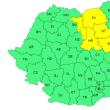 Cod galben de furtuni cauzate de instabilitatea atmosferică, până marți dimineață