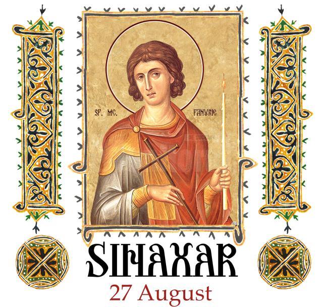 Sinaxar 27 august 2024