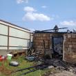 Incendiu extins de la bucătăria de vară la o casă