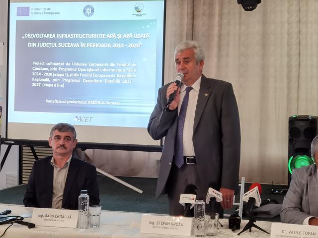 Ștefan Groza, directorul ACET Suceava - beneficiarul finanțării proiectului și autoritatea responsabilă de implementarea acestuia