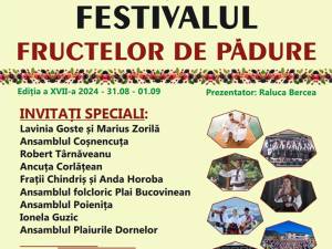 A XVII-a ediție a Festivalului fructelor de pădure la Coșna