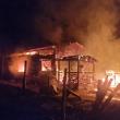 Casă distrusă de un incendiu devastator