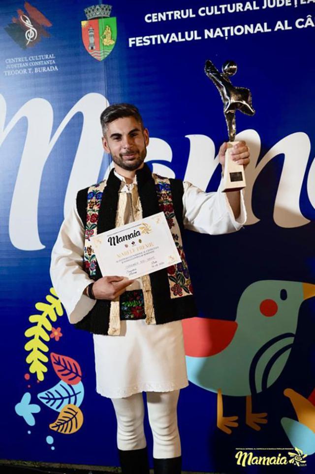 Didi-Ionuț Cojocariu a câștigat Trofeul Festivalului Național de Folclor Mamaia Sursa TVR