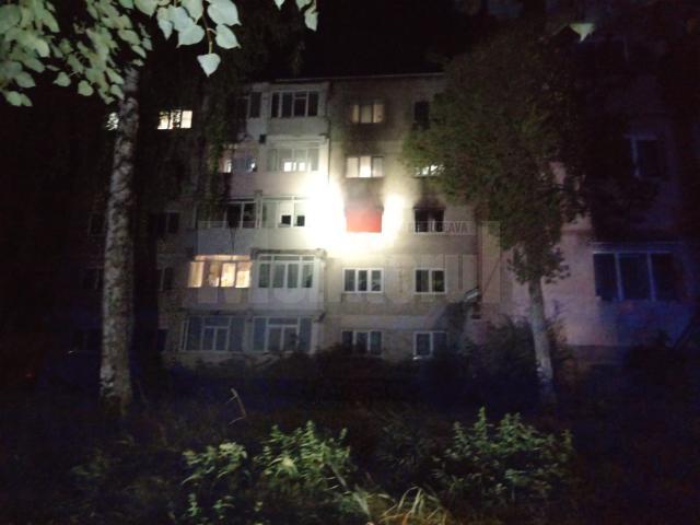 Incendiu în plină noapte