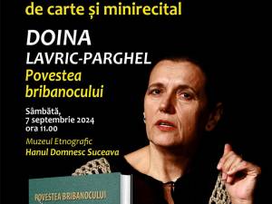 Doina Lavric-Parghel își lansează cartea cu CD „Povestea Bribanocului”, sâmbătă, la Hanul Domnesc