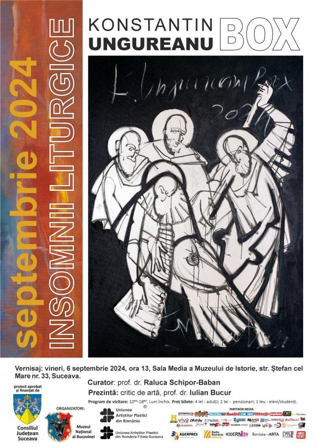 „Insomnii Liturgice”, expoziție realizată de pictorul sucevean Konstantyn Ungureanu Box, la Muzeul de Istorie