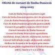 Cursuri anuale de limba franceză, organizate de Alianța Franceză