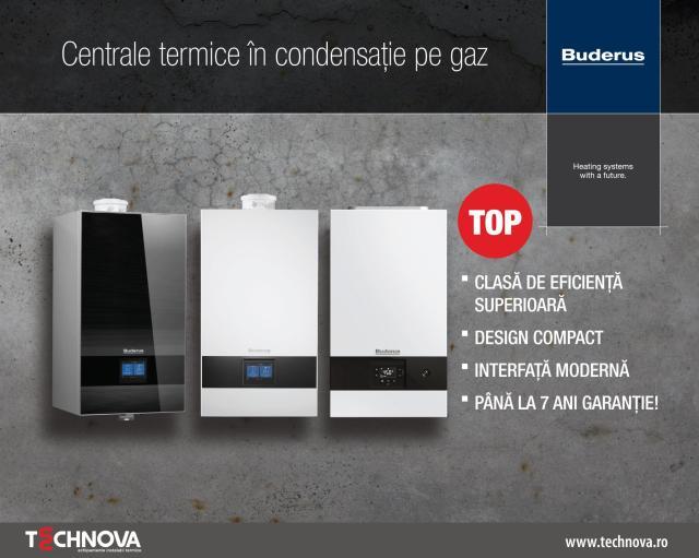 Buderus - Centrale termice cu condensare pentru performanță optimizată