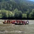 Tinerii ATOS la Rafting pe râul Bistrița