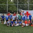 16 copii ucraineni şi 16 copii români, adică 4 echipe de fotbal, au participat la o competiţie sportivă