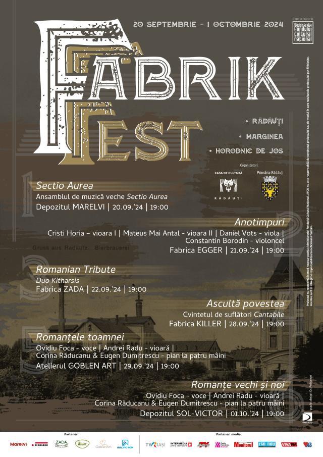 Fabrik Fest, proiect cultural care transformă spațiile neconvenționale în scene pentru concerte