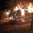 Casă bătrânească distrusă în incendiu