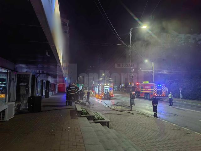 Incendiul de vizavi de catedrala din Suceava