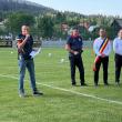 Gheorghe Flutur a fost prezent alături de primarul Gheorghe Coroamă la deschiderea noii baze sportive din Putna