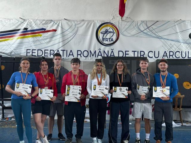 Sportivii suceveni s-au evidențiat la Naționalele de tir cu arcul