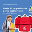 Peste 70 de copii din județul Suceava primesc ghiozdane complet echipate de la CAR Învățământ Fălticeni