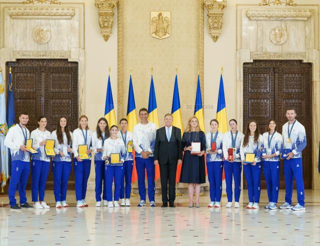 Medaliatii de la Jocurile Olimpice au fost decorati de presedintele Iohannis