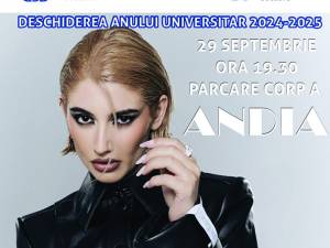 Concert Andia organizat de USV, la Deschiderea Anului Universitar 2024-2025