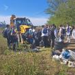 230 de elevi din Verești au participat la o amplă acțiune de ecologizare