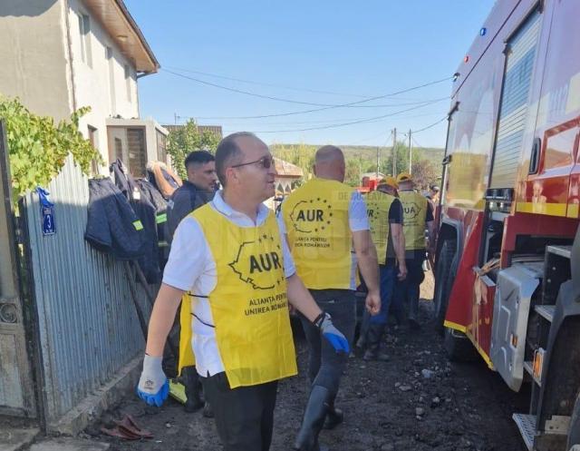 Petrică Negrea a fost alături de sinistrații din județul Galați