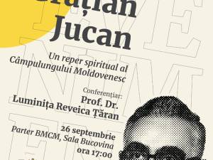 Conferința „Grațian Jucan – Un reper spiritual al Câmpulungului Moldovenesc”, joi, la Biblioteca Municipală