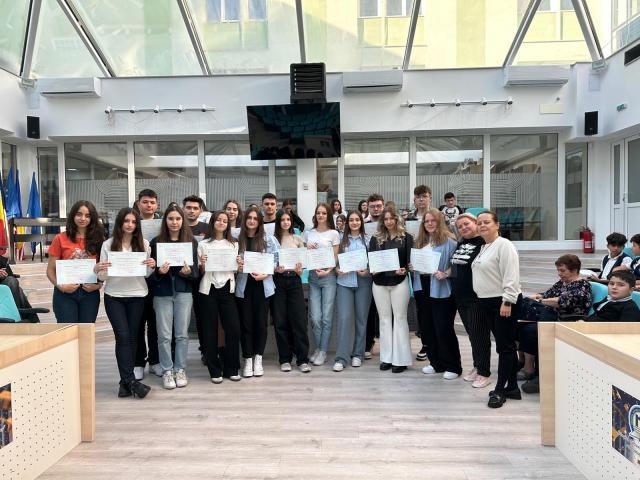 Festivitatea de decernare a diplomelor DELF - Diplome D’etudes en Langue Francaise