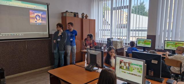 Șapte profesori și nouă elevi din Italia, Spania și Turcia, în vizită la Școala Gimnazială nr. 4 Suceava, în proiectul Stop Bullying Through Inclusion Games!