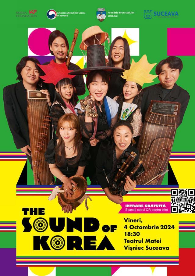 Grupul muzical coreean ADG7 (Ak Dan Gwang Chil) susține concertul „The Sound of Korea” la Suceava