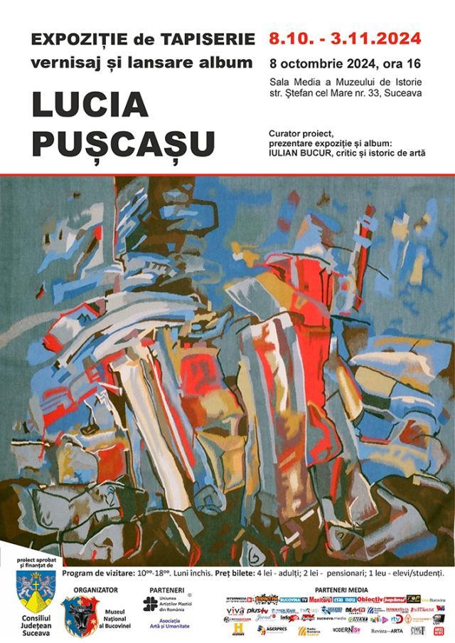 Expoziție de tapiserie, la Muzeul de Istorie. Lansarea albumului de artă „Lucia Pușcașu - Tapiserie”