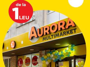 Aurora Multimarket sărbătorește 1 an în România cu reduceri de până la 60%!