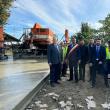 Flutur şi primarii din zona Rădăuţi alături de Zaharie Rusu la inaugurarea mai multor investiții din Bilca