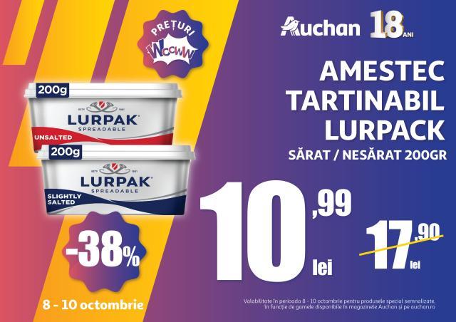 Amestec tartinabil Lurpak cu -38% reducere, la doar 10.99 lei