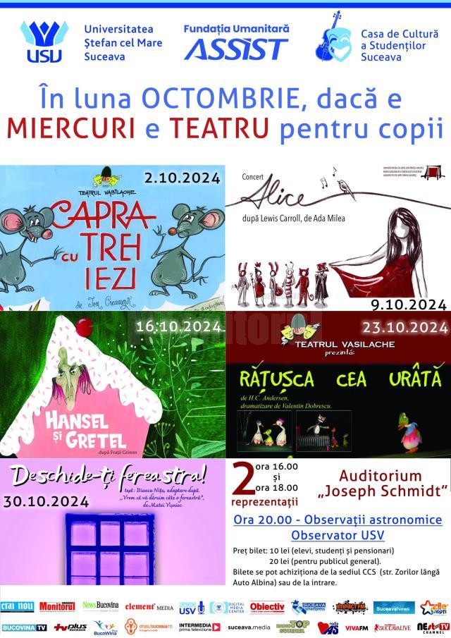 Casa de cultură a studenților vine cu multe evenimente