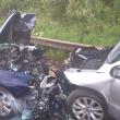 Impactul dintre cele două mașini a fost foarte puternic