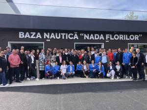 Elisabeta Lipă a participat la deschiderea noii baze nautice pentru canotori de la Fălticeni