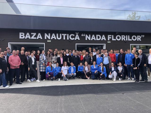 Elisabeta Lipă a participat la deschiderea noii baze nautice pentru canotori de la Fălticeni