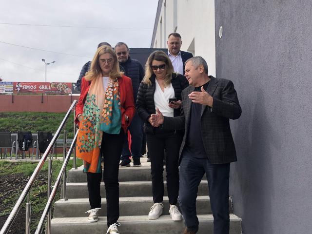 Elisabeta Lipă a vizitat noua Bază Nautică din Fălticeni și a anunțat deschiderea unui Centru Național de Canotaj pentru Juniori