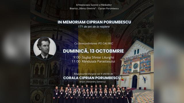 In memoriam Ciprian Porumbescu – 171 ani de la naștere