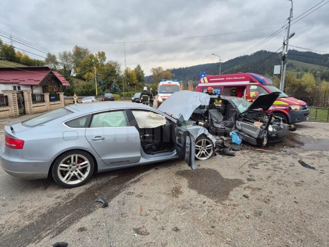 Accident violent pe fondul neasigurării în intersecție