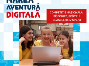 „Marea Aventură Digitală”, competiție digitală pentru copii, la Logiscool Suceava