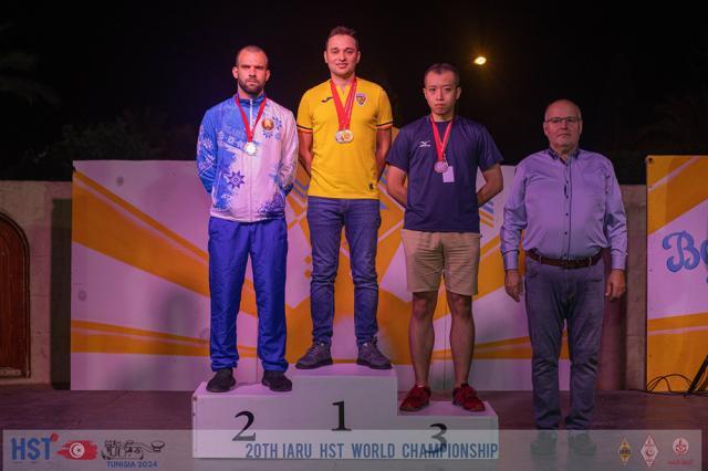 Alexandru Mancaş, pe prima treaptă a podiumului