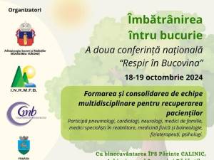 „Îmbătrânirea întru bucurie”, a doua conferință națională „Respir în Bucovina”