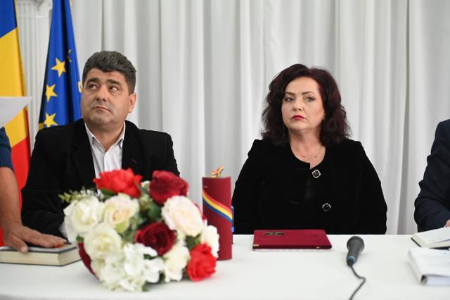 Primarul din Berchișești, Violeta Țăran, a depus jurământul pentru al optulea mandat