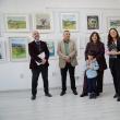 Expoziția „Vremuri și Valuri Călătorii în acuarelă, la Galeria de arta Zamca Foto Mihai Fomin