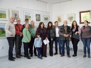 Expoziția „Vremuri și Valuri Călătorii în acuarelă, la Galeria de arta Zamca Foto Mihai Fomin