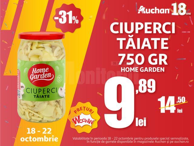 Nu rata ultimele oferte de la majoratul Auchan! Magazinele te așteaptă cu peste 1.000 de oferte