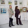 Expoziția „Vremuri și Valuri Călătorii în acuarelă, la Galeria de arta Zamca. Foto Mihai Fomin